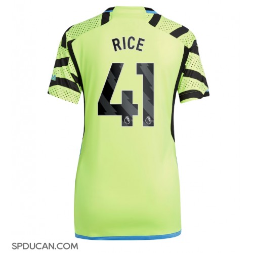 Zenski Nogometni Dres Arsenal Declan Rice #41 Gostujuci 2023-24 Kratak Rukav